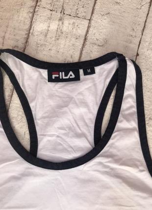 Fila (nike ellesse)котоновая майка топ оригинал4 фото