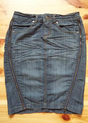 Юбка jeans с замками