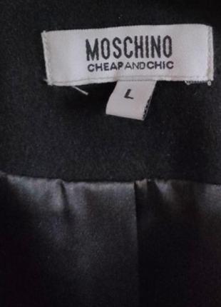 Пальто moschino  пайетки кашемир2 фото