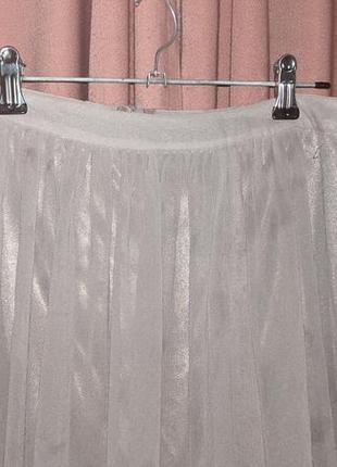 Шифонова довга спідниця з розрізом3 фото