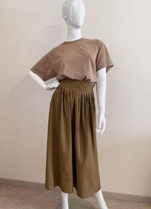 Спідниця міді з кишенями, vintage