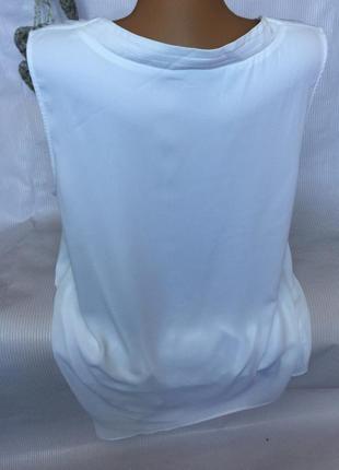 Роскошная белая блуза3 фото