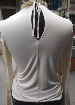 Кофта, блуза, ошатна, з воланами, легка, весняна, topshop, ru42/eur36/s10 фото