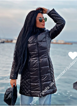 💜стеганное куртка пальто💜44-46 46-48