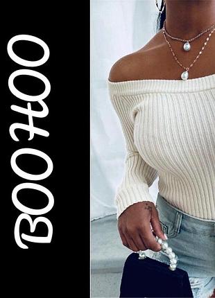 Джемпер в рубчик