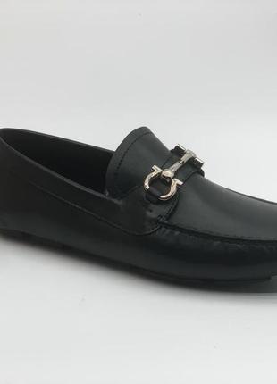 Кожаные мужские мокасины 2