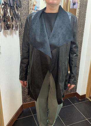 Кардіган шкіряний шкіряна куртка накидка