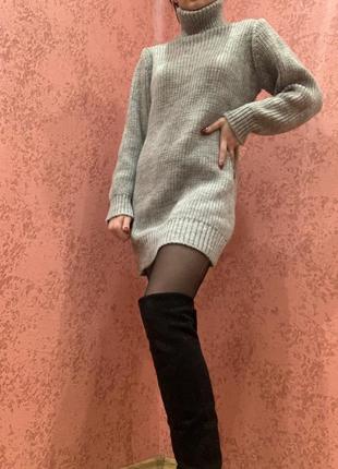 Стильне в'язане плаття 2