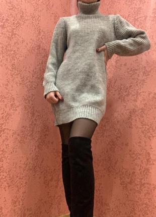 Стильне в'язане плаття 3