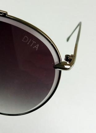Dita очки капли мужские солнцезащитные черные с градиентом8 фото