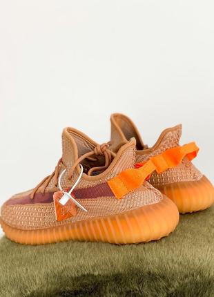 Класні унісекс кросівки adidas yeezy boost 350 v2 clay 36-46 р2 фото