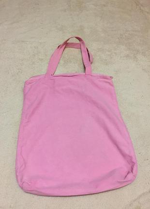 Зефірно рожева сумочка з тканини