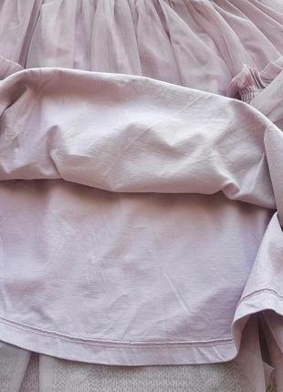 Фатиновая юбка лиловая next  134-1466 фото