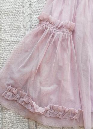 Фатиновая юбка лиловая next  134-1467 фото