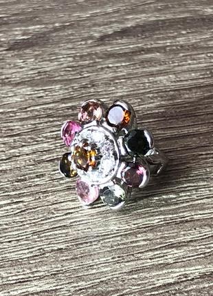 Срібні сережки з натуральним камінням