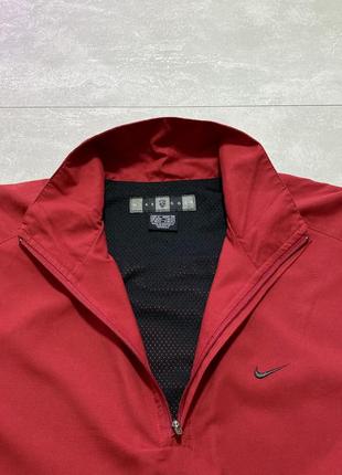 Мужская кофта ветровка nike golf l m велюровая бордовая 48 52 куртка6 фото