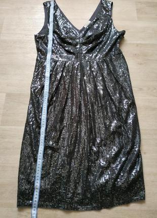 Шикарное вечернее платье в пайетках,нарядное платье р.48-504 фото