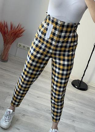 Штаны в клетку topshop