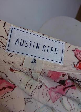 Винтажная длинная шелковая юбка в цветы austin reed uk 10 или м9 фото