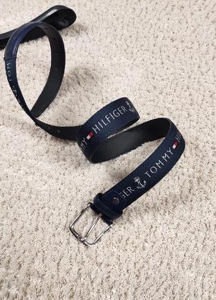 Ремінь пояс з монограммным логотипом tommy hilfiger2 фото