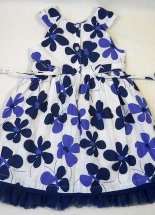 Фирменное красивое нарядное платье плаття сукня blueberi на девочку 5 6 лет2 фото