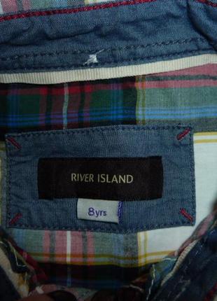 River island хлопчатая рубашка на 8 лет рост 128 см3 фото