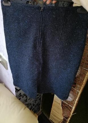 Отличная юбка - карандаш шерстяная рр36-38 (с-м)4 фото