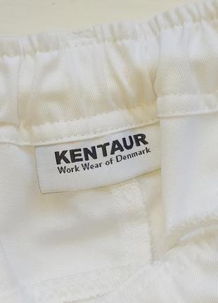 Белые рабочие штаны для медика повара пекаря kentaur7 фото
