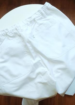 Белые рабочие штаны для медика повара пекаря kentaur5 фото