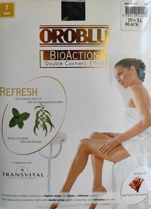 Элитные фирменные итальянские эксклюзивные тонкие колготы oroblu bio action 7 - 7den