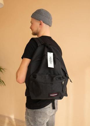 Рюкзак eastpak black чорний оригінал истпак чоловічий / жіночий