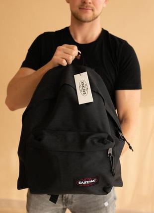 Рюкзак eastpak black чорний оригінал истпак чоловічий / жіночий4 фото