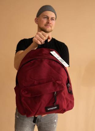 Рюкзак eastpak bordo бордовый оригинал истпак мужской / женский1 фото