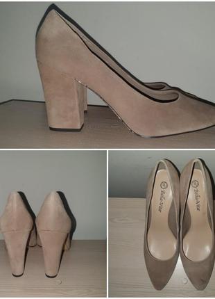 Черевики 43-44 р замш великий розмір