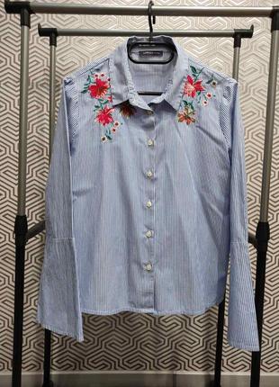 Сорочка з гарними вишитими квітами marks&spencer