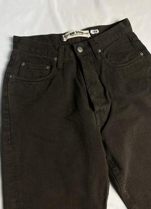 Темно коричневые мам джинсы mom jeans mom fit4 фото