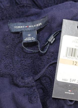 Плаття вишите tommy hilfiger в пейзанском стилі з напуском ,xl7 фото