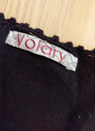 Черный пуловер / свитер на широкой резинке volary4 фото