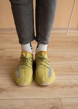 Adidas yeezy boost 350 yellow, мужские кроссовки адидас