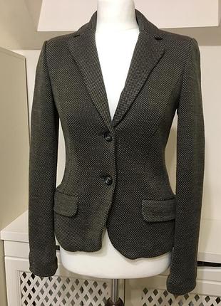 Брендовый шерстяной пиджак жакет max mara weekend wool blend blazer