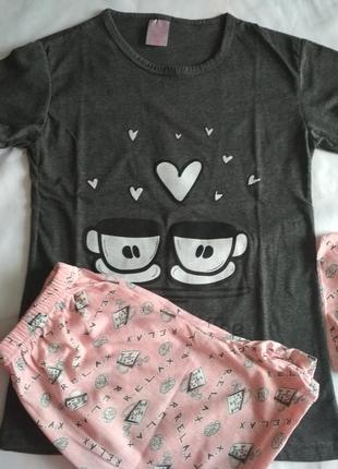 Пижама женская молодежная,  костюм для дома, костюм для сна