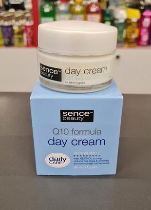 Sence beauty q10 formula денний крем від зморшок оновлення зволоження коензим протеїн