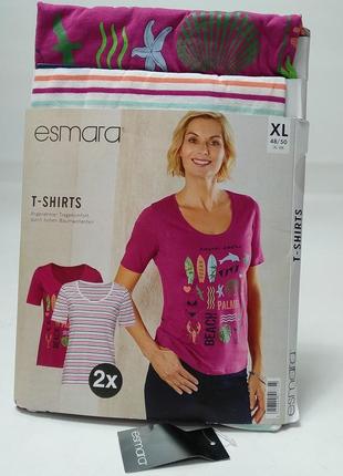 Комплект из двух женских футболок esmara xl2 фото