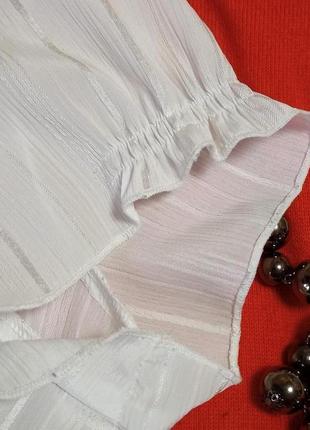 Белоснежная нарядная блуза,20разм.,bm6 фото
