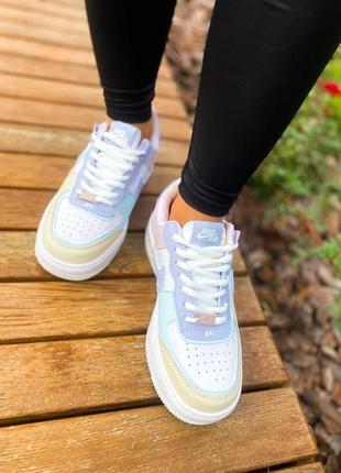 Кроссовки  nike air force shadow 1 "pastel "3 фото