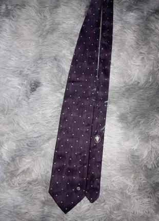 Оригінальний вінтажний шовковий галстук 💜