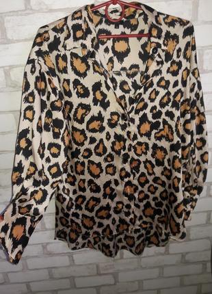 Рубашка леопардовая 12 размер7 фото