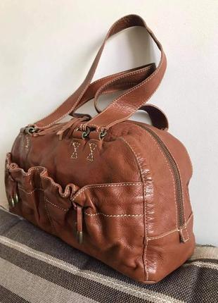 Качественная кожаная сумка kookai.5 фото