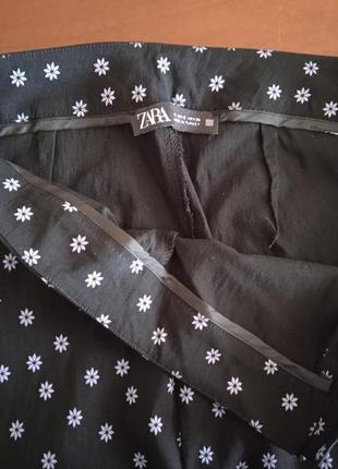Р.s "zara" штаны укороченные,легинцы высокая посадка8 фото