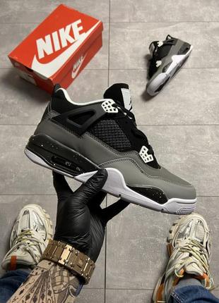 Мужские кроссовки  nike air jordan 4 stelth 44